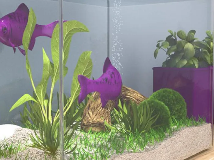 Afkitten van aquaria
